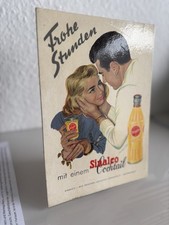Alter Aufsteller Sinalco 1950 er Jahre ! Werbung Reklame Schild Pappe ! Sammler!