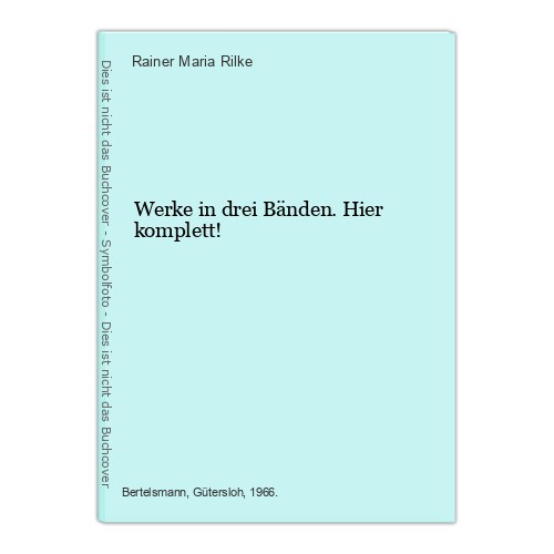 Werke drei bänden hier - drei, bänden.