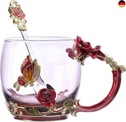 Enamel glas kaffeetassen - enamel,