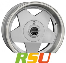 Borbet A silver rim polished