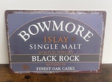 Blechschild BOWMORE Whisky