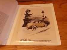 Faksimile-Prospekt "Rumpler