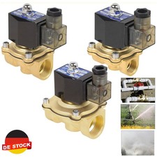 Magnetventil Messing 3/4" 1/2"