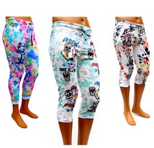 Damen 3/4 Capri Jeans Bermuda