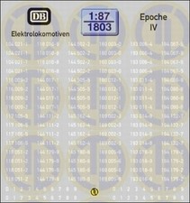 1803 - Decals Loknummern für