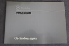 Mercedes Benz 230 GE, 300 GE Wartungsheft "Dez. 1989" OHNE Einträge  Serviceheft