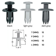 Spreizniet Clips Befestigung