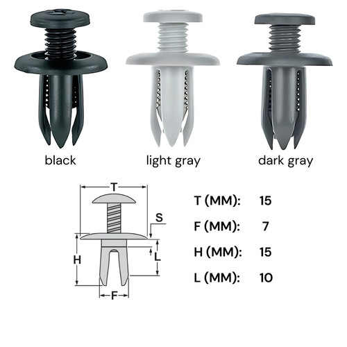 Spreizniet clips befestigung - clips,