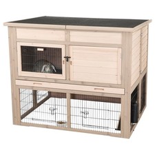 Trixie Natura Kleintierstall XL 120x98cm für Kaninchen & Meerschweinchen, grau