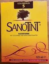 SanoTint Haarfarbe - Goldbraun - 5 - gebraucht