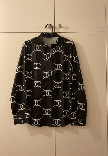 Damen bluse schwarz weiß - bluse,