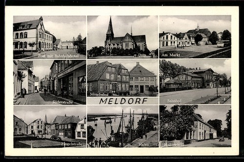 Ansichtskarte meldorf dom - meldorf,,