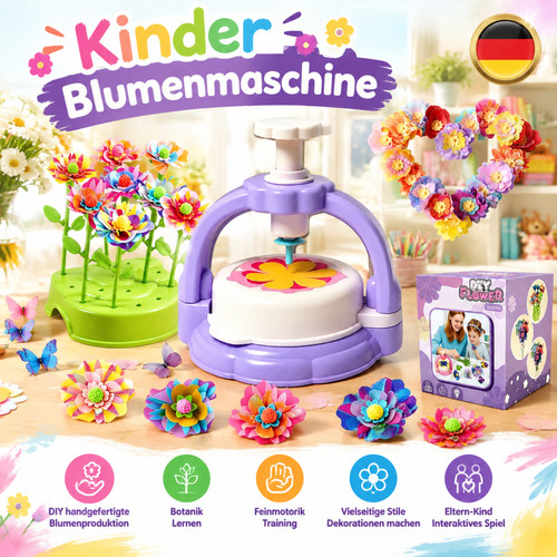 Kreativ bastelset blumenpresse - bastelset,