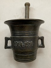 Mörser und Stößel Bronzeguss 1914 - 1916