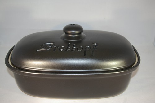 Brottopf schwarz matt - 30, cm