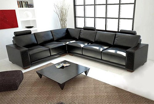 Ledersofa couch wohnlandschaft - ledersofa,
