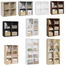 WOLTU® Bücherregal Standregal Wandregal Aktenregal Büroregal Bücher Regal Holz