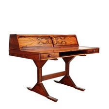 Bernini 530 Schreibtisch Design G. Frattini Jacaranda 60er Jahre Originell