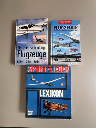 Bücher flugzeuge - 3x,