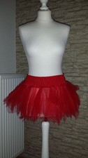 Petticoat Gr. S rot neu und ungetragen mit Gummibund und Aufbauscheffekt