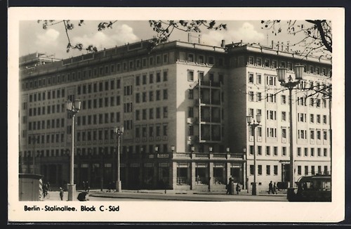 Berlin stalinallee mit - berlin,, block
