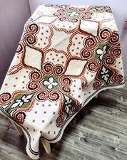 Vintage Leinen Tischdecke