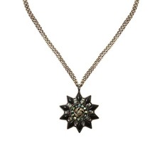 Konplott Kette Collier lang Arabic Nights schwarz / grün 