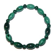 Malachit Armband Oliven Form