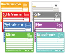 Umzugsetiketten XL-Format -