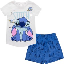 Stitch mädchen pyjama kurzarm - stitch,