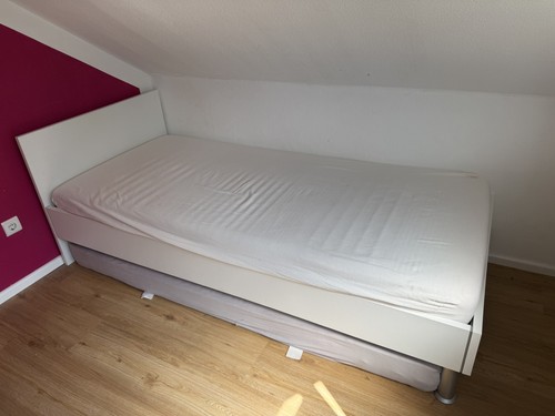 Bett weiß inkl - ., und
