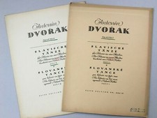 Noten. Dvorak. Op. 46 Vol. I & Vol. II. Slavische Tänze.   Klavier zu 2 Händen.