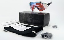 OAKLEY Sonnenbrille WIND JACKET 2.0 Matte White Prizm Snow Sapphire Iridium USA