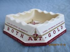 Alter Porzellan Aschenbecher BOTH ALT GOLD 1886  Königl. pr. Tettau