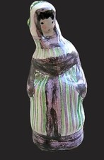 Figur Keramik Frau Otto Detlefsen Denmark sehr selten vintage Miniatur 6,6 cm