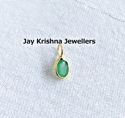 14k gold smaragd edelstein - 14k,