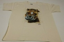 Gildan Kinder T-Shirt Pferd Pferdekopf lustige Pferdenase, Beige/braun Kinder L