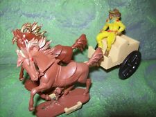 Cowboy Kutsche mit Figur Zugwagen z.B.für Kannone Soldaten Ritter BIG W. Germany