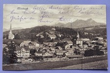 Tolle alte Foto AK - Miesbach - 1928 versandt - Gasthaus - Miesbacher Hof