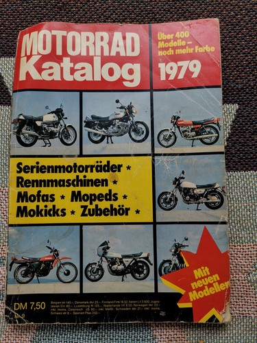 Motorrad katalog von 1979 - motorrad,