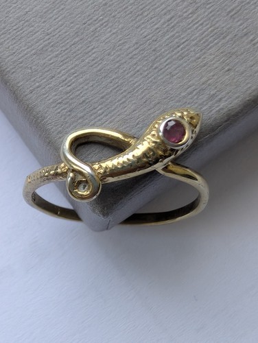 Vintage schlange ring - vintage, 925