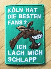 Borussia M'Gladbach BMG Aufnäher / Aufbügler/ Patch: Köln hat die besten Fans?