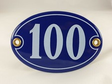 Emaille Hausnummer OVAL Nr