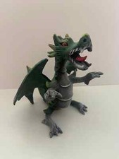 Drachen Statue - grün, 13x14x14 cm,  leichtes Material, handbemalt