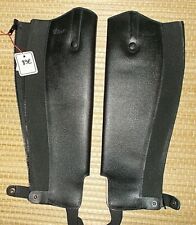 STIEFELSCHAFT CHAPS schwarz USG Echt Leder Höhe 44cm Wade 35cm NEU % UVP89€ TOP