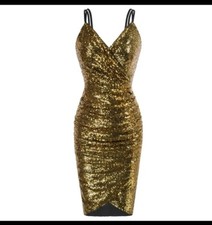 Damen Festliche Kleid ,Grosse 44-46,neu, Stretch,mit Paetten