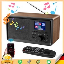 Modernes DAB/FM Radio - Bluetooth 5.0, Wecker Fernbedienung - Perfektes Geschenk