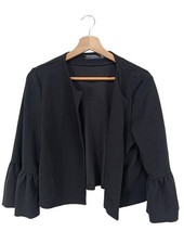 BLIND DATE CASUAL Cardigan Damen Jacke Gr. DE 38 schwarz Business-Look