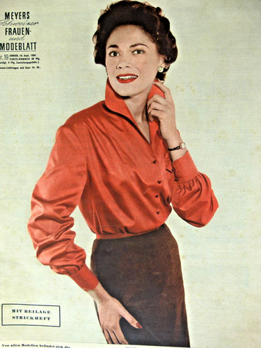 Altes modeheft von 1954 - altes,