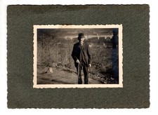 Old Photo Man with Melon &